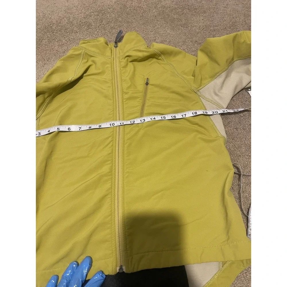 IBEX Men's CLIMAWOOL Full Zip Merino Jacket Yellow Sz Medium